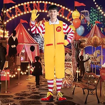 Amazon.co.jp: [Mprocen] マクドナルド マック コスプレ 仮装